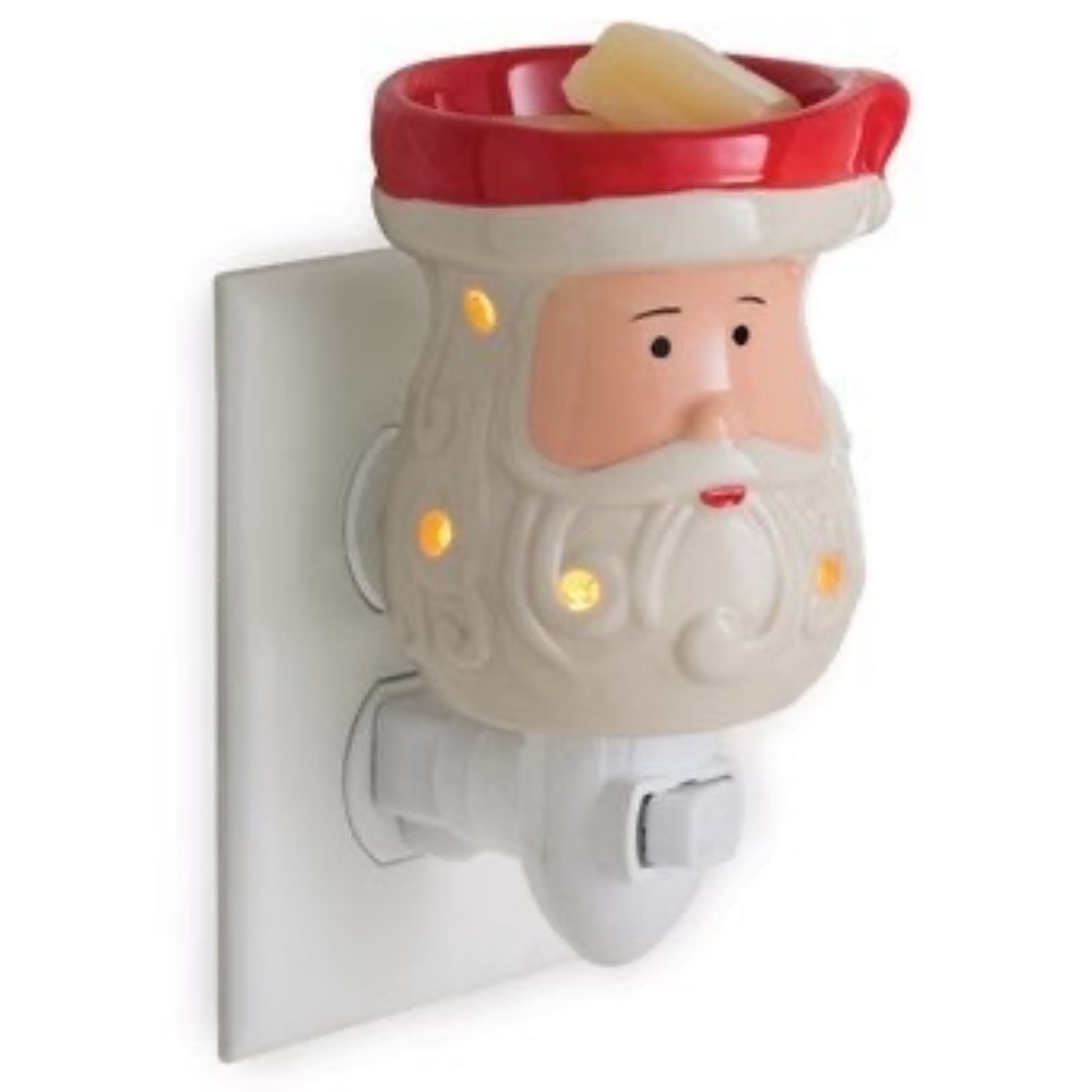 Santa Claus wax tart warmer plug in light up